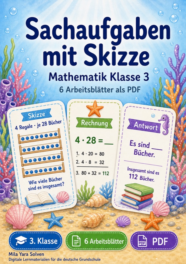 Cover: Sachaufgaben mit Skizze
