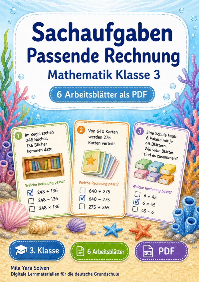 Cover: Sachaufgaben Passende Rechnung