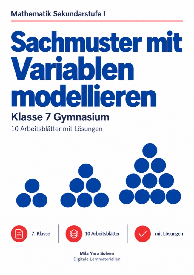 Cover: Sachmuster mit Variablen modellieren