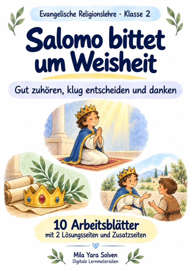 Cover: Salomo bittet um Weisheit