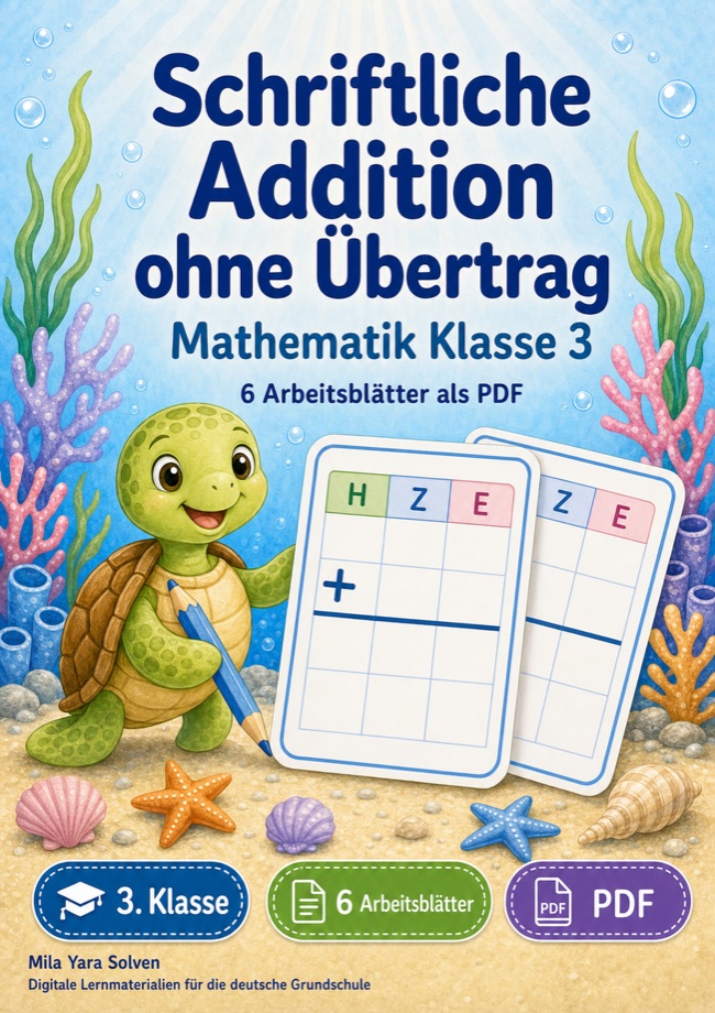 Cover: Schriftliche Addition ohne Übertrag