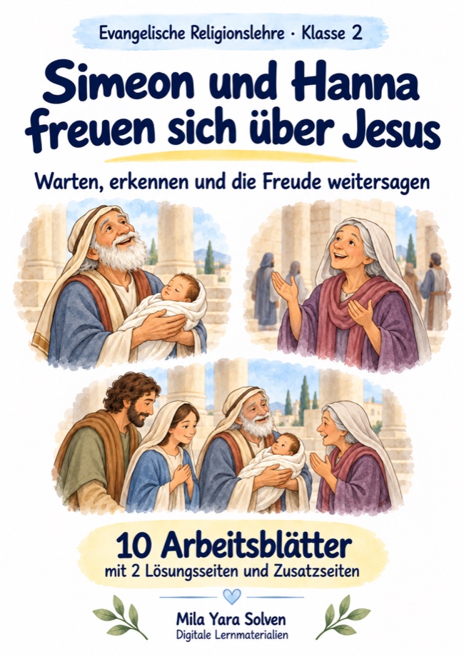 Cover: Simeon und Hanna freuen sich über Jesus