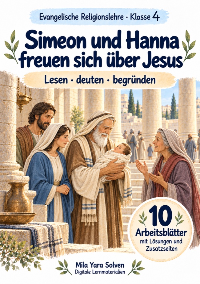 Cover: Simeon und Hanna freuen sich über Jesus