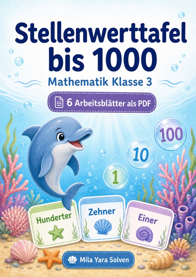 Cover: Stellenwerttafel bis 1000