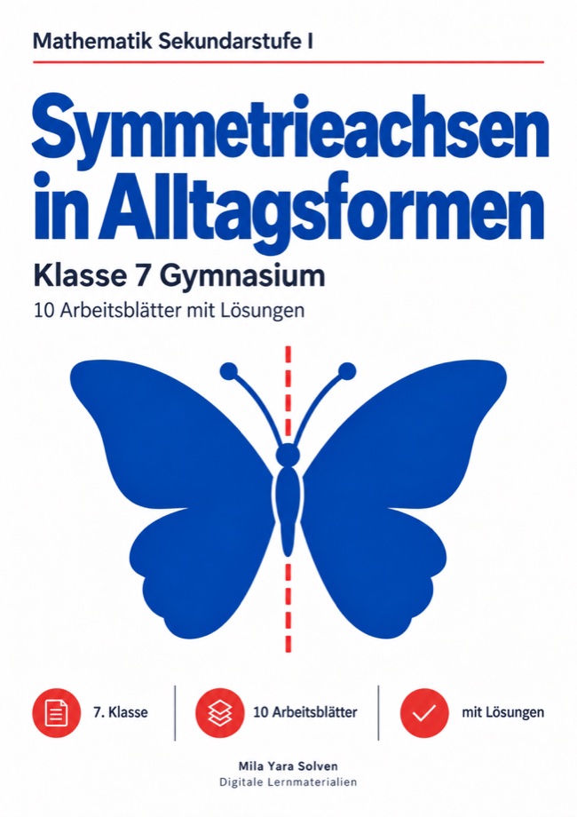 Cover: Symmetrieachsen in Alltagsformen