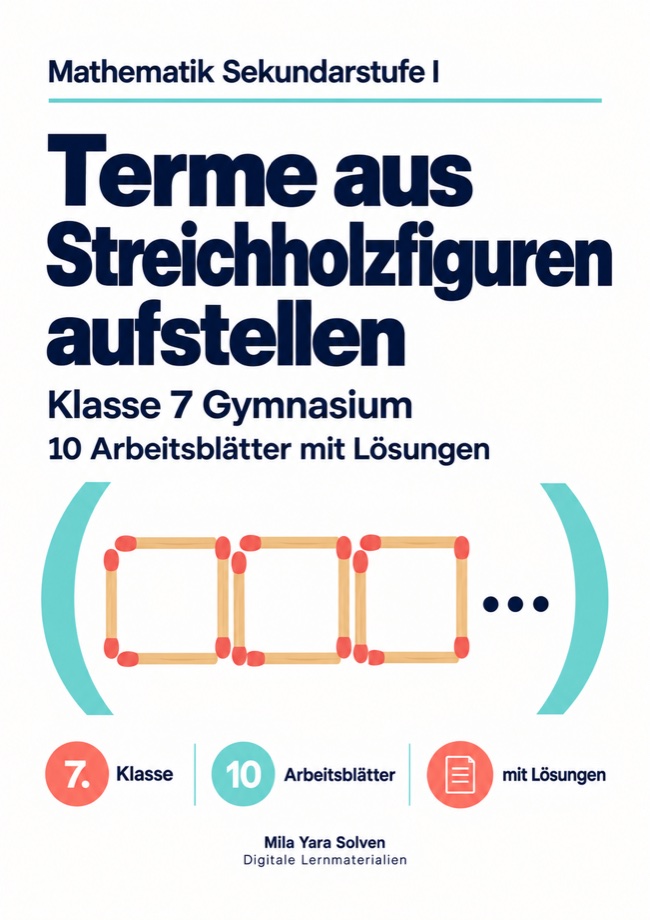 Cover: Terme aus Streichholzfiguren aufstellen