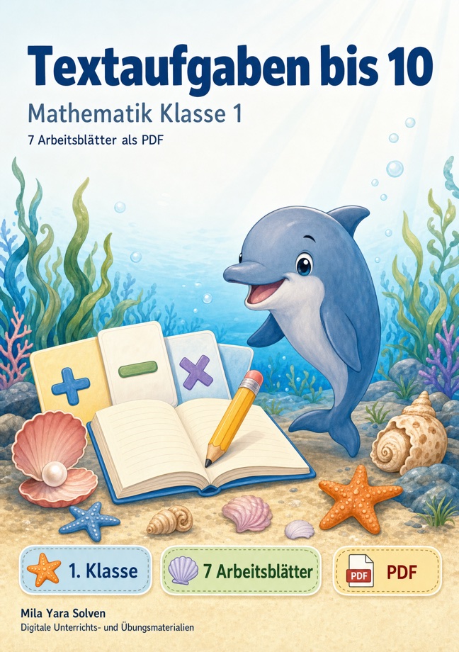 Cover: Textaufgaben bis 10