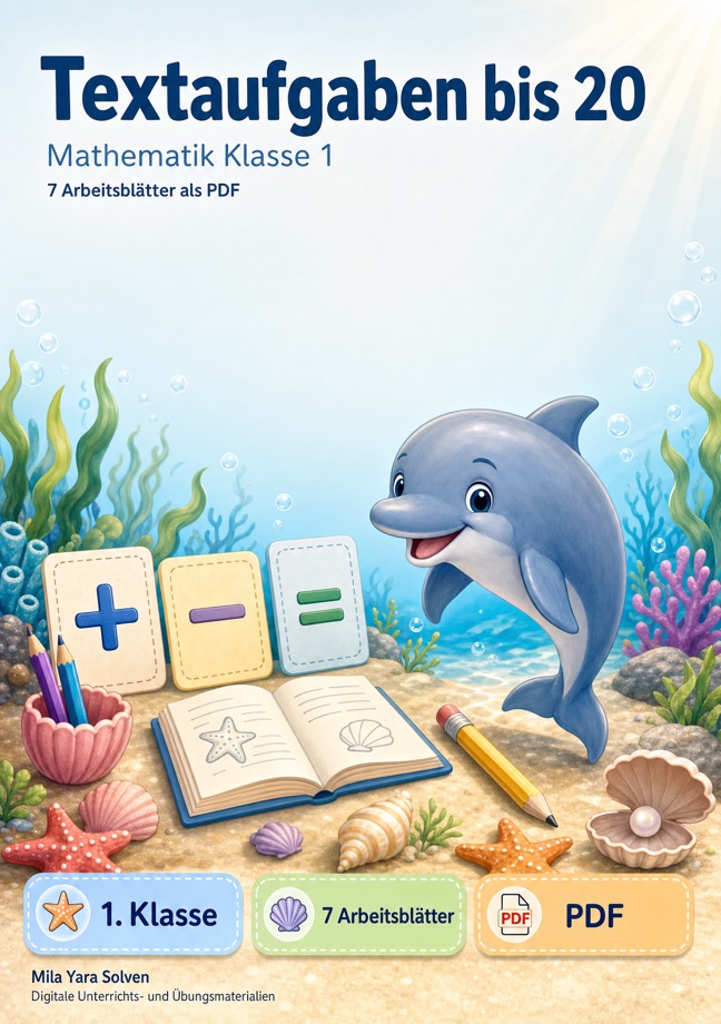Cover: Textaufgaben bis 20
