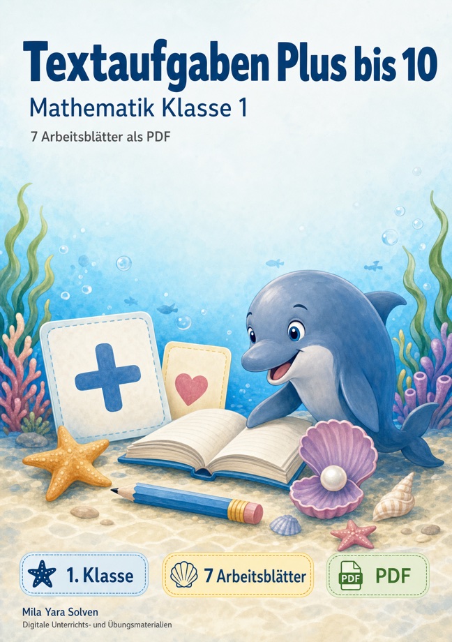 Cover: Textaufgaben Plus bis 10