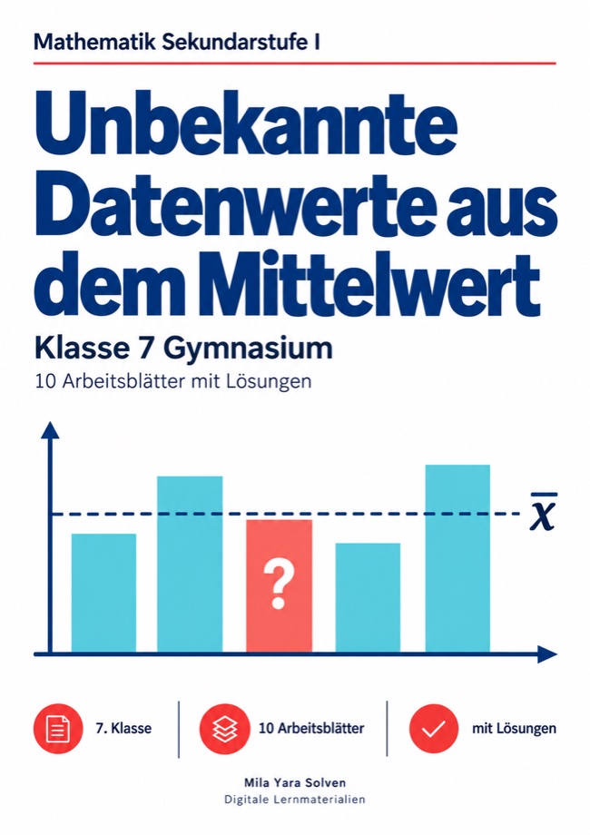 Cover: Unbekannte Datenwerte aus dem Mittelwert