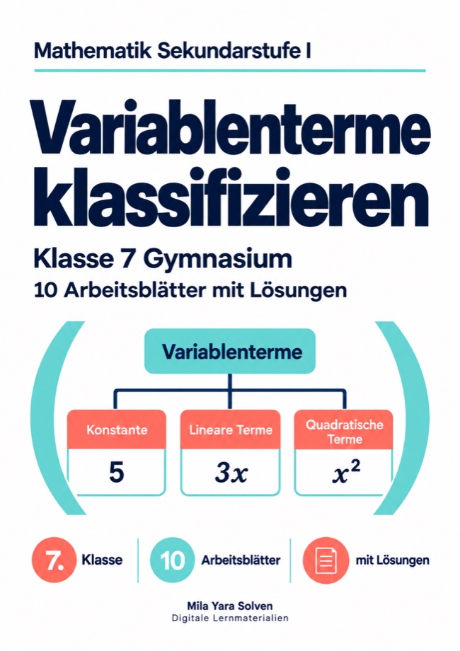 Cover: Variablenterme klassifizieren