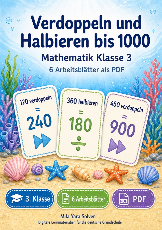Cover: Verdoppeln und Halbieren bis 1000