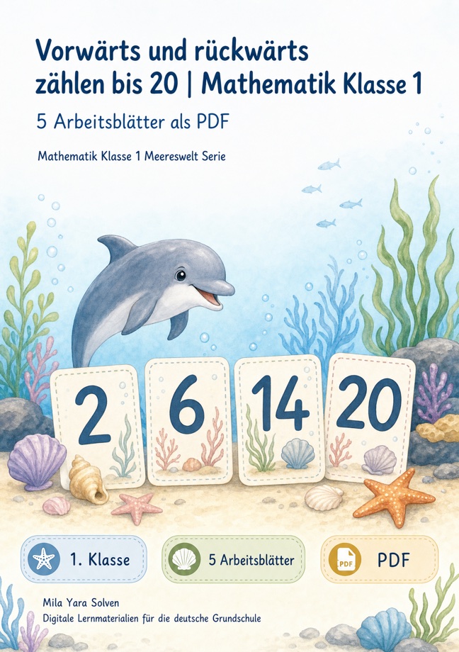 Cover: Vorwärts und rückwärts zählen bis 20