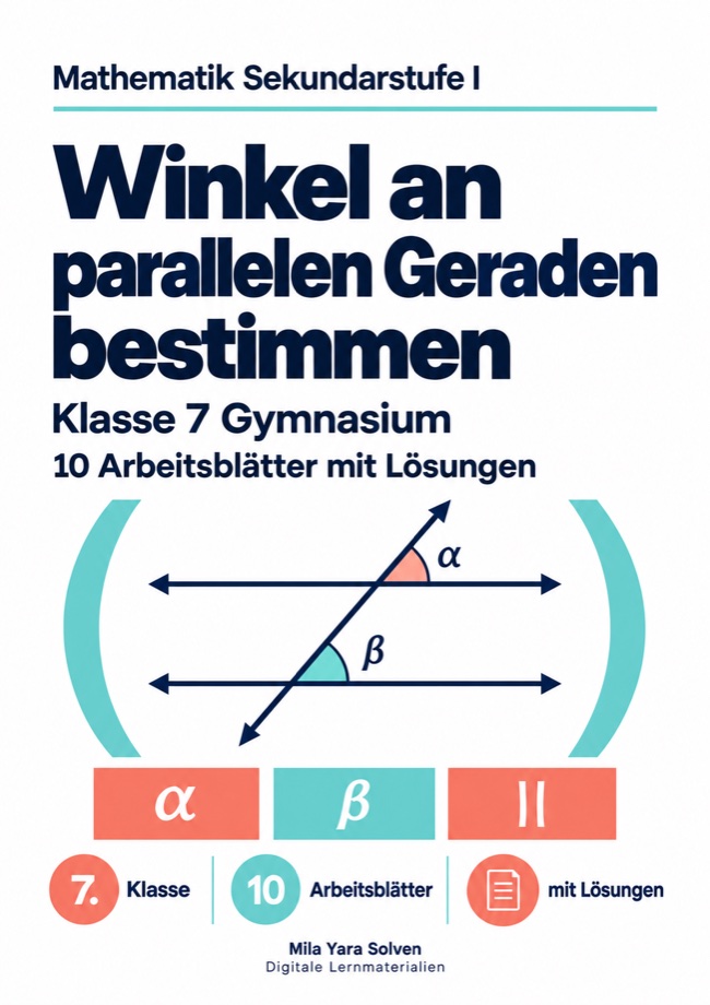 Cover: Winkel an parallelen Geraden bestimmen