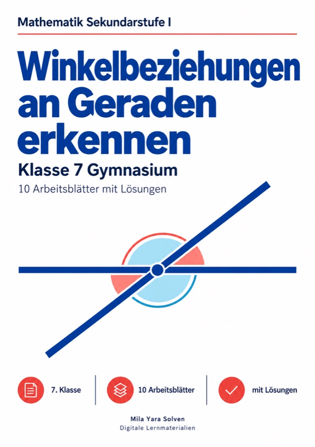 Cover: Winkelbeziehungen an Geraden erkennen
