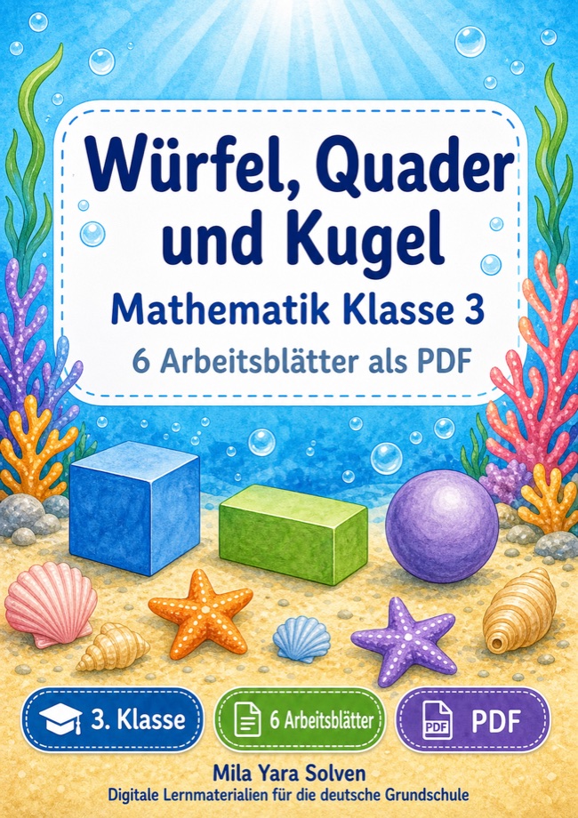 Cover: Würfel, Quader und Kugel