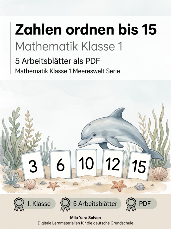 Cover: Zahlen ordnen bis 15