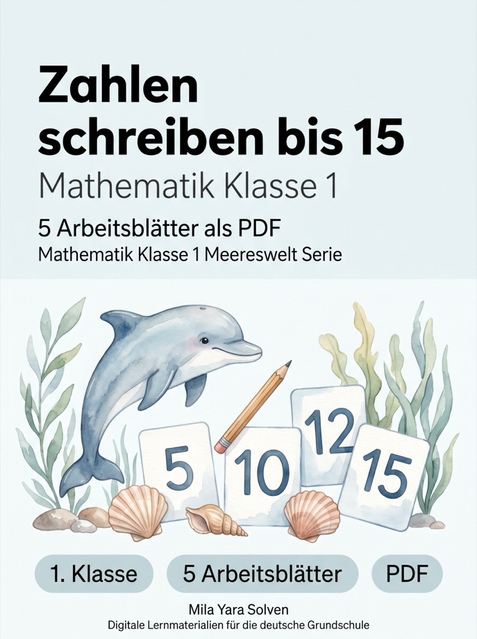Cover: Zahlen schreiben bis 15