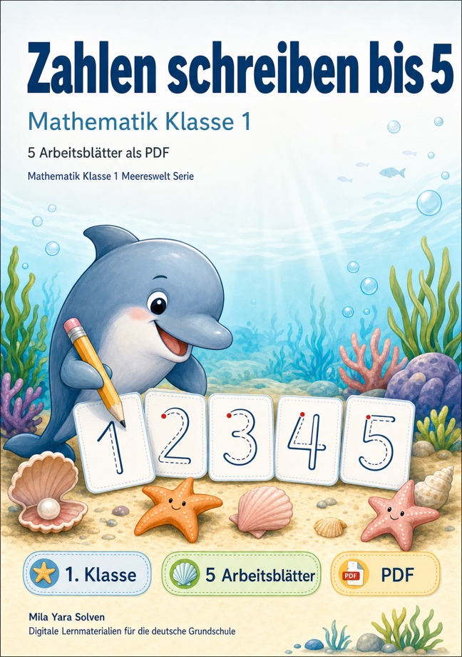 Cover: Zahlen schreiben bis 5