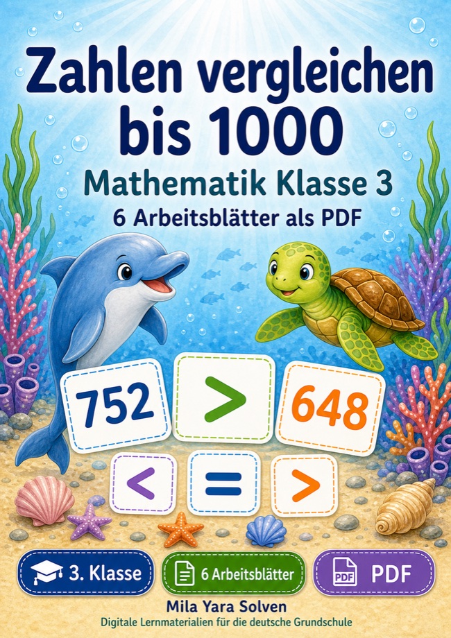 Cover: Zahlen vergleichen bis 1000