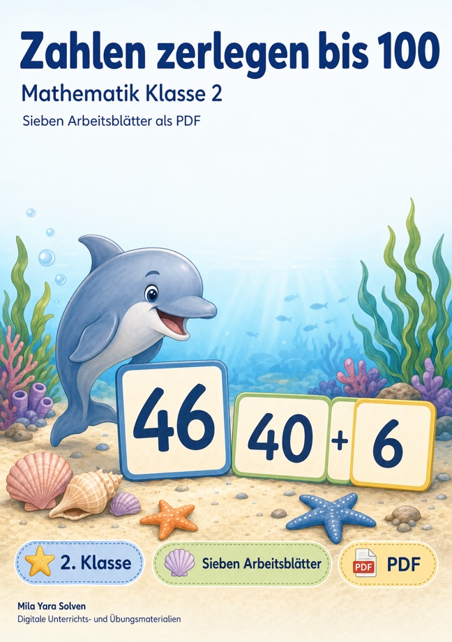 Cover: Zahlen zerlegen bis 100