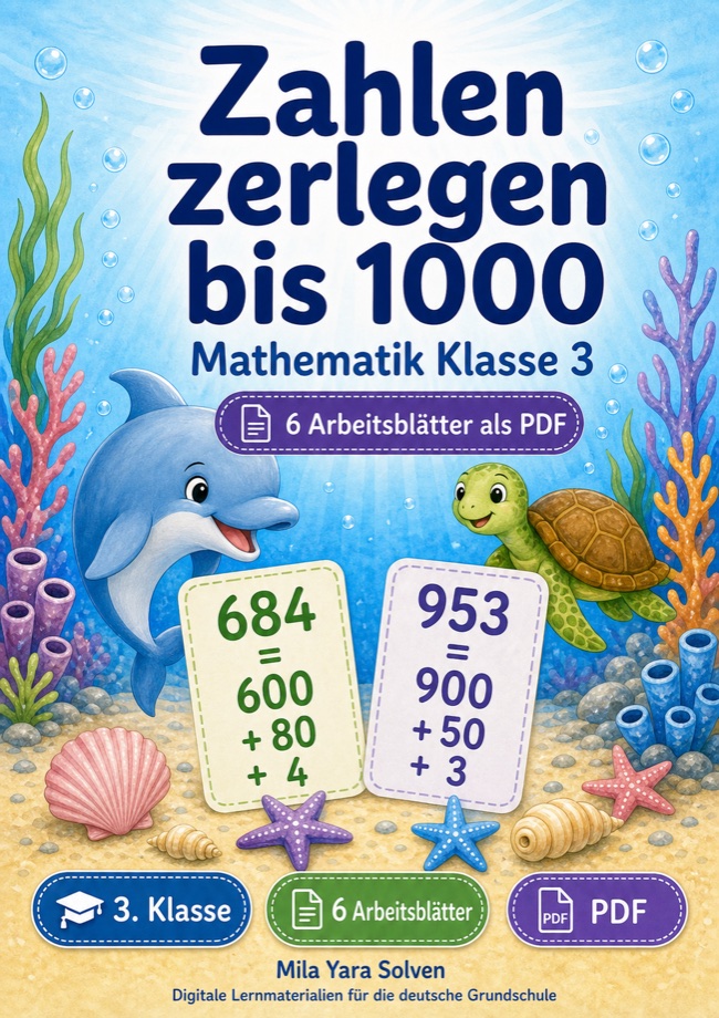 Cover: Zahlen zerlegen bis 1000