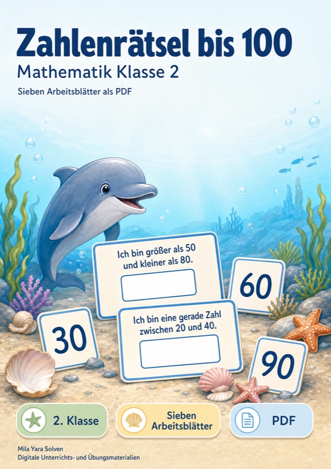 Cover: Zahlenrätsel bis 100