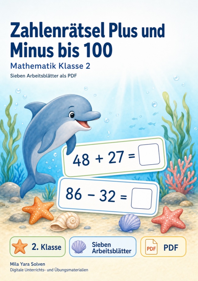 Cover: Zahlenrätsel Plus und Minus bis 100