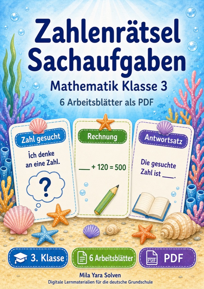 Cover: Zahlenrätsel Sachaufgaben