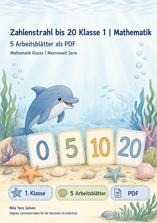 Cover: Zahlenstrahl bis 20
