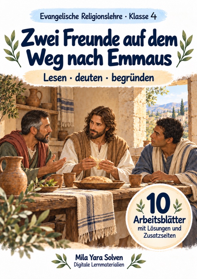Cover: Zwei Freunde auf dem Weg nach Emmaus